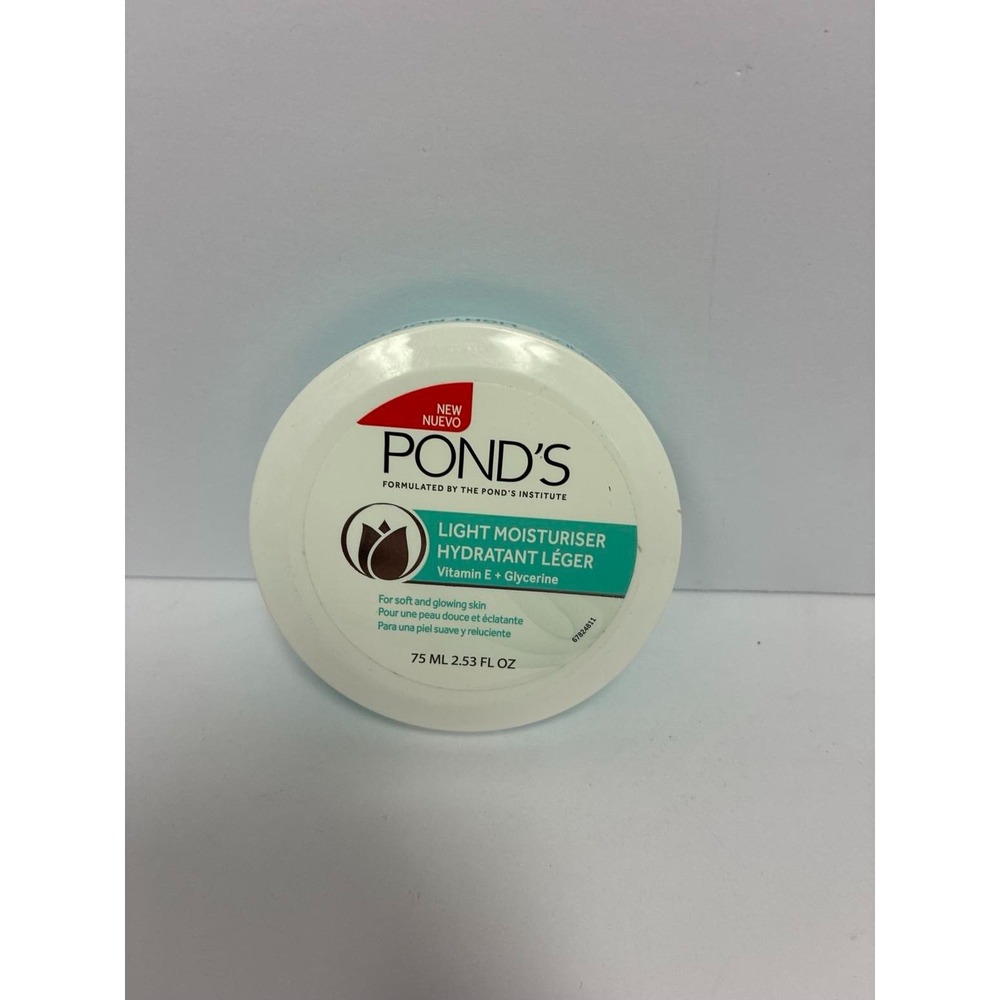 POND'S Light Moisturiser Vitamin E + Glycerine 75ml 2.53 Oz Hydrating Face Cream